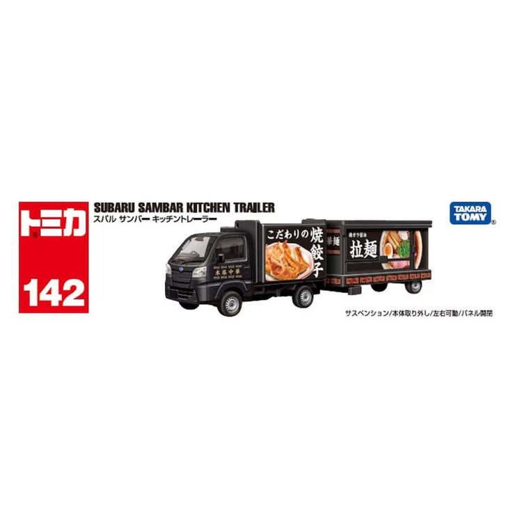 Tomica 917687 Tomica No.142 Subaru Sambar Kitchen Trailer'24