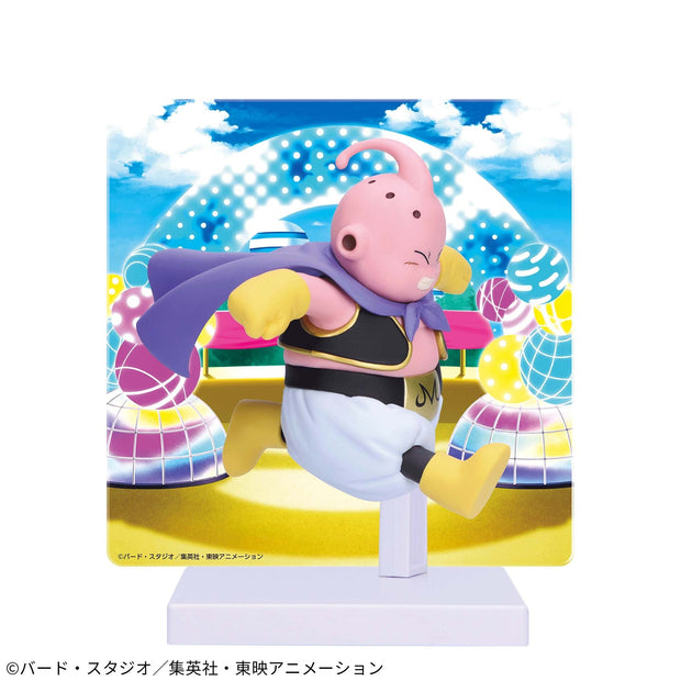 Banpresto Dragon Ball Daima Majin Buu (Mini) Figure With Panel