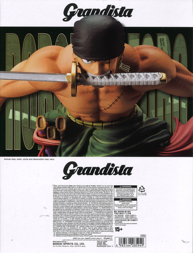 Banpresto [Oversea Limited] One Piece Grandista Roronoa Zoro Special Edition