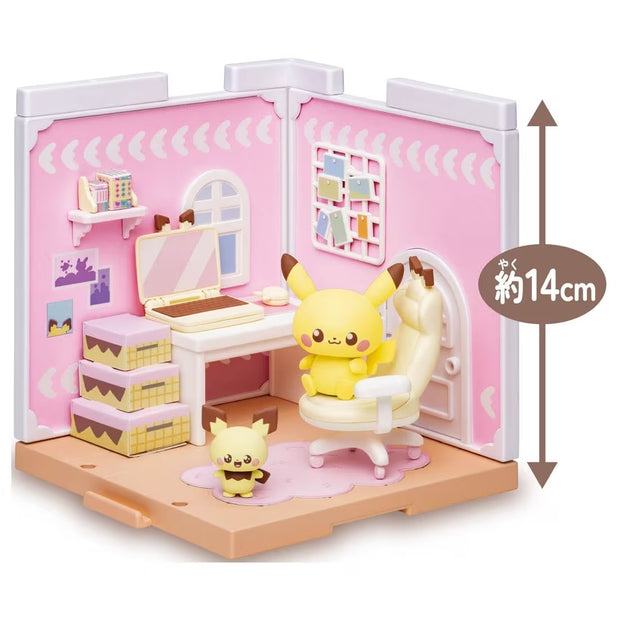 Pokemon Pokepeace House Hobbyroom Pichu & Pikachu