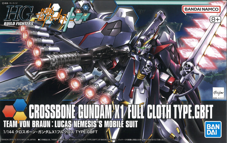 Hgbf 1/144 Crossbone Gundam X1 Full Cloth Ver.GBF