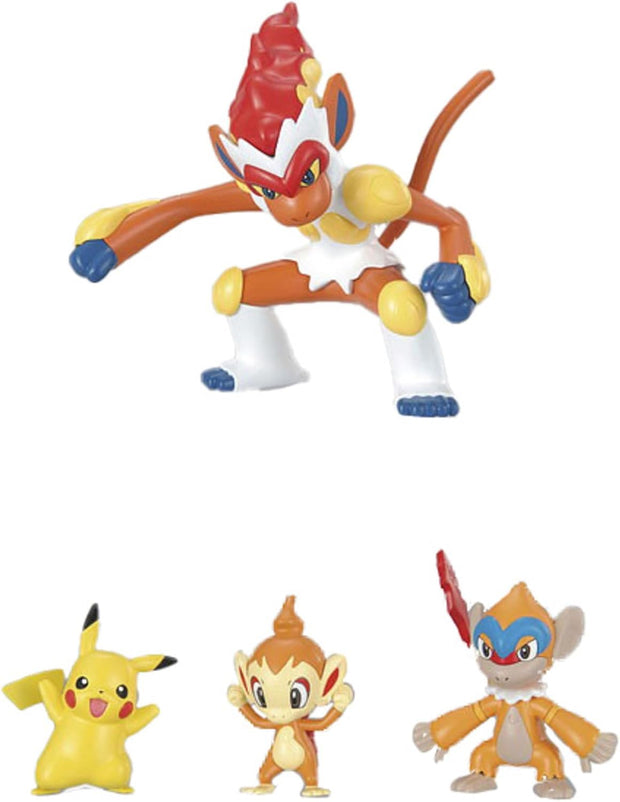 Pokemon Plamo No.7 Goukazaru Evolution Set