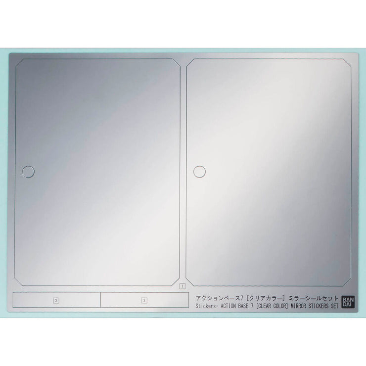 Action Base 7 (Clear Color) Mirror Stickers Set