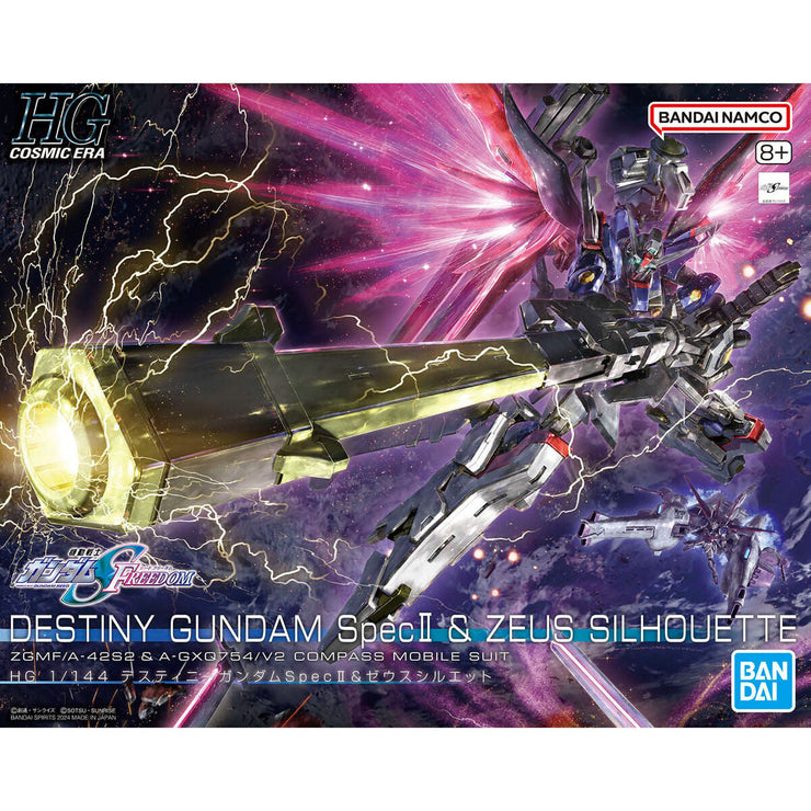 Hg 1/144 Destiny Gundam Spec II & Zeus Silhouette