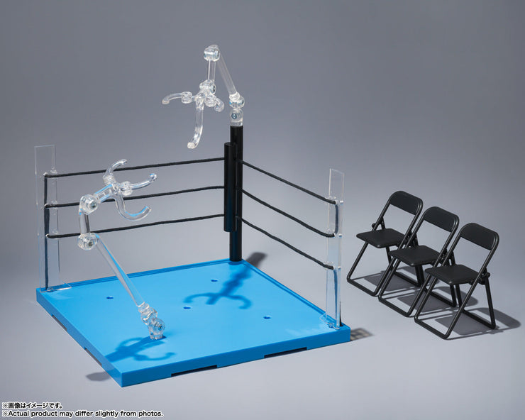 Tamashii Stage Act Ring (Neutral Corner) & Folding Chair Set For SHF