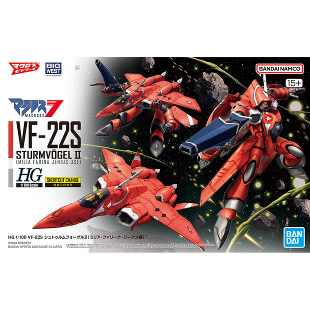 Hg 1/100 VF-22S Sturmvogel II Milia Farina Jenius Use