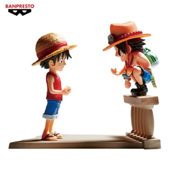 One Piece World Collectable Figure Log Stories Monkey.D.Luffy & Portgas.D.Ace