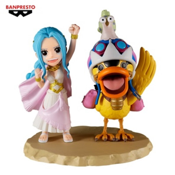 One Piece World Collectable Figure Log Stories Nefel Tari Vivi & Karoo