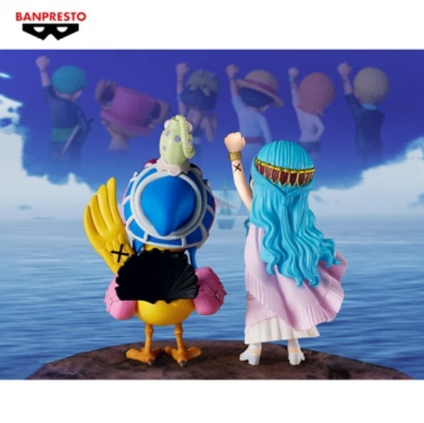 One Piece World Collectable Figure Log Stories Nefel Tari Vivi & Karoo