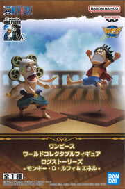 One Piece World Collectable Figure Log Stories Monkey.D.Luffy & Enel