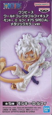 [Random Design] One Piece World Collectable Figure Monkey.D.Luffy Gear 5 Special Metallic Color Ver