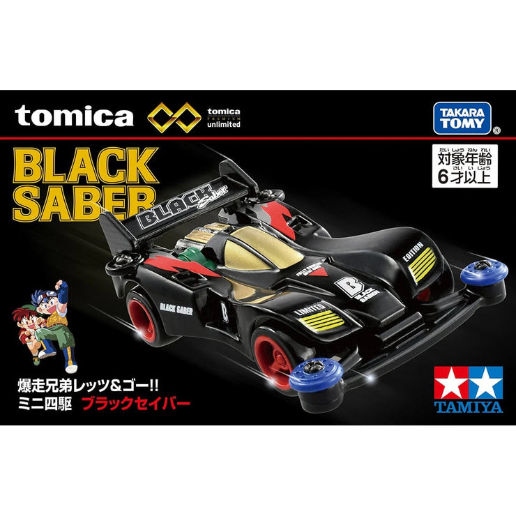 Tomica Premium Unlimited Mini 4WD Series Black Saber