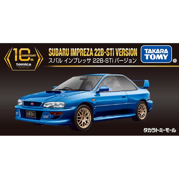 Tomica Premium 10th Anniversary Subaru Impreza 22B For Web Shop'24