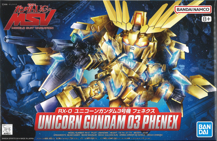 BB394 Unicorn Gundam 03 Phenex