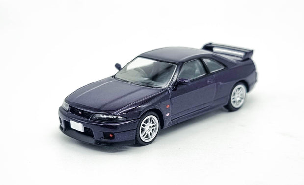 Tomy Tec LV-N308A Nissan Skyline GT-R V-Spec Purple 1995