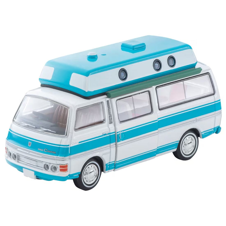 Tomy Tec LV-N312A Nissan Caravan Camper White/Sky Blue 1973