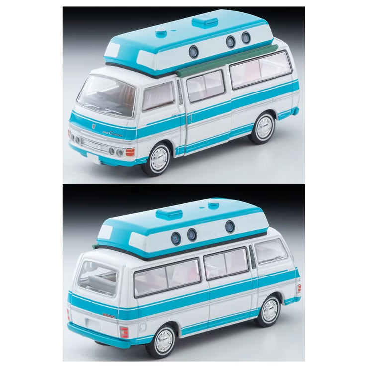 Tomy Tec LV-N312A Nissan Caravan Camper White/Sky Blue 1973