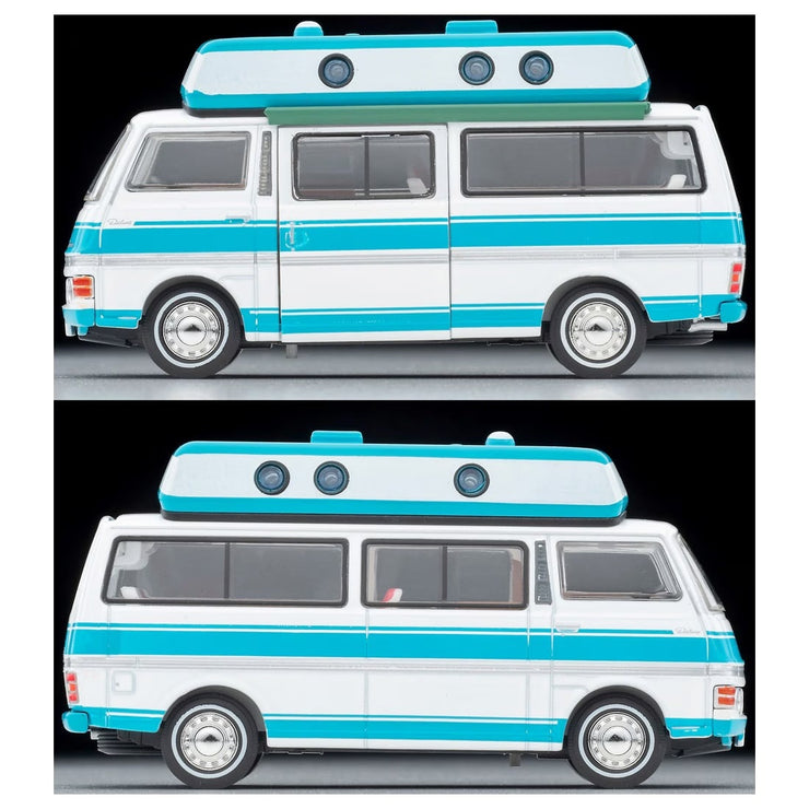 Tomy Tec LV-N312A Nissan Caravan Camper White/Sky Blue 1973