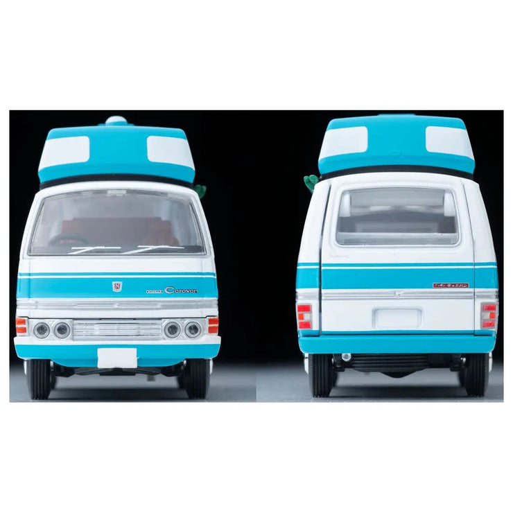 Tomy Tec LV-N312A Nissan Caravan Camper White/Sky Blue 1973