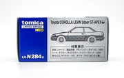 Tomy Tec LV-N284C Corolla Levin 2 Door GT-Apex Silver/Black 1984