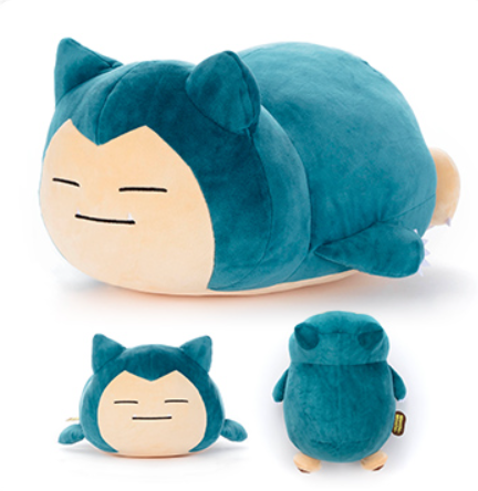 Pokemon Plush Mocchi M Size Snolax (on stomach)